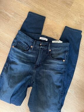 Good American Dark Indigo High-Rise Skinny Jeans